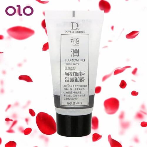 OLO Adult Sex Lubricants Water Lube Vagina Anal Lubricants Sexual Enhancement Massage Oil Sex Toys for Women and Men 20ML