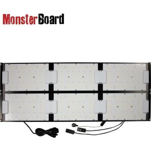 Geeklight monster board V4 600W Dimmable Quantum Tech Led Grow Light full spectrum indoor plant light IR UV switch