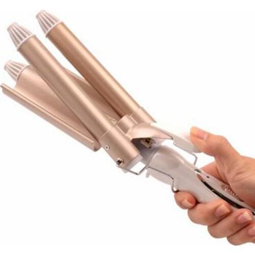 Hot sales in the first three cone rod curlers does not hurt three tube of curling hair hair curler H - 20 of 22 water ripple spl