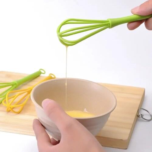 Kitchen Whisk PP Material Non-Slip Easy To Clean Egg Beater Milk Frother Kitchen Utensil Kitchen Egg Beater Tool