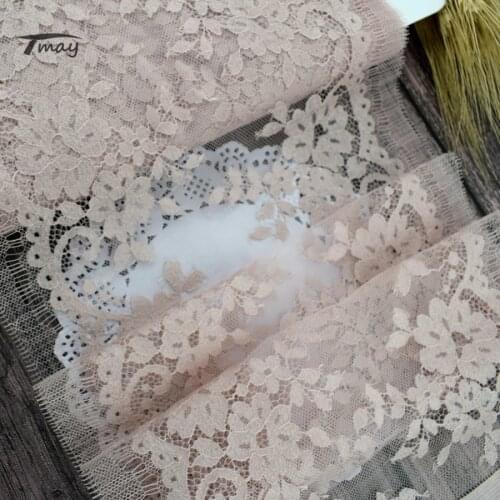 #123 Eyelash Lace 24CM Wide 5yards non-stretch inelastic Lace Trim Sewing Lace Appliques DIY Clothing Accessories Garters Fringe
