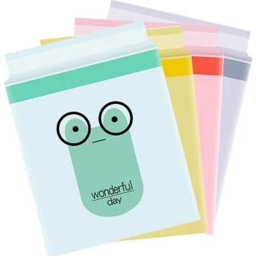 15pcs Portable Hanging Car Trash Bag Cute Cartoon Office Self-Adhesive Garbage Bags Disposable Cleaning Bags Kitchen Accessories