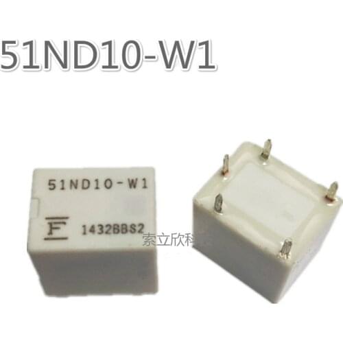 2pcs Brand New 5 Pin 10vdc 51nd10-w1 35a Headlight, Automotive Light Relay