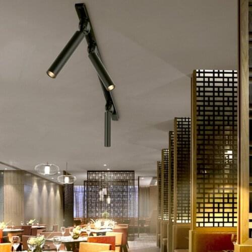 2019 NEW fashion Art 7W 12W 15W CREE led track light Rail lamp backdrop lighting fixture spot lighting