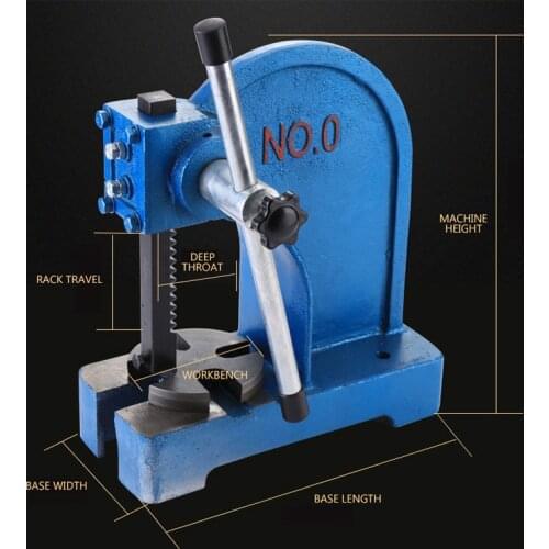High-intensity Manual Presses Machinehand Press Machine Small Industrial Hand Press mechanical wrench Punch Press