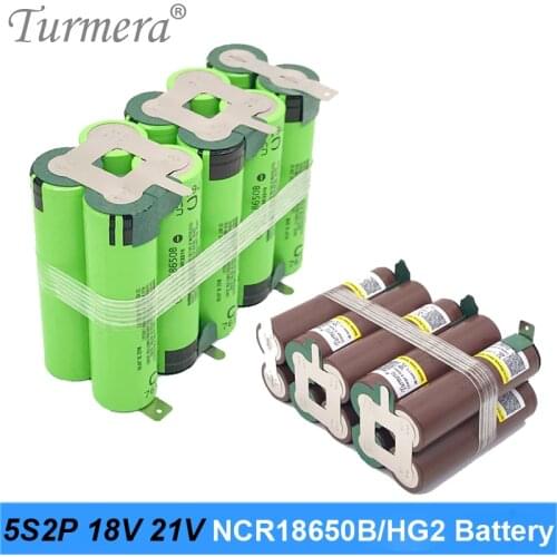 Battery Pack 5s2p 18650 ncr18650b 6800mah hg2 6000mah 18v 21v welding battery pack for screwdriver shura battery customized