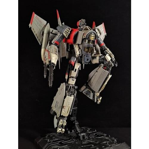 High Quality New Zeta Transformation ZV-02 Thunder Warrior ZV02 Blitzwing Airplane Model Action Figure Toys