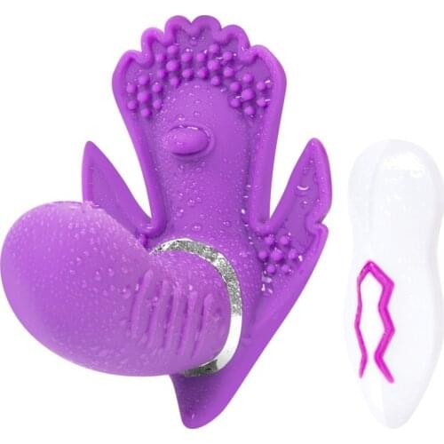 Sex Wireless Remote Wearable Butterfly Invisible Dildo Vibrator Panties 20 Vibrating Strap On Dildo Vibrator for Women Sex Toys