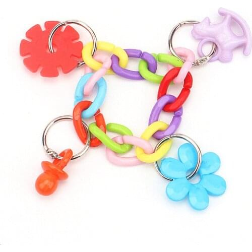 PipiFren Parrots Toys For Bird Accessories Cockatiel Toy Perch Budgie Parakeet Cage Decoration African Grey jouet oiseaux
