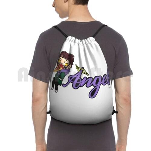 Overhaul Angel Backpack Drawstring Bags Gym Bag Waterproof Overhaul Kai Chisaki Chisaki Bnha Mha Yagami Yato Boku No Hero