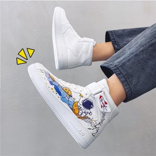 Men Vulcanized Shoes Comfortable High Top Casual Shoes for Men Autumn PU Leather Sneakers High Quality Sport Shoes Basket Homme