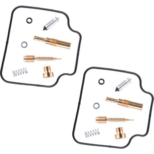 2 Sets Motorcycle Carburetor Carb Repair Rebuild Kit Floating Needle Gasket Fit For Honda CMX450C CMX450CL