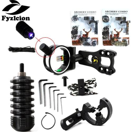 Hunting Archery Crossbow Bow Accessories Combo Bow Sight Kits Arrow Rest Compound Bow Stabilizer String Wax