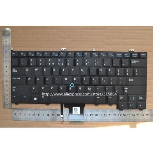 US backlit New lapotp keyboard for Dell e7440 e7420 e7240 English black