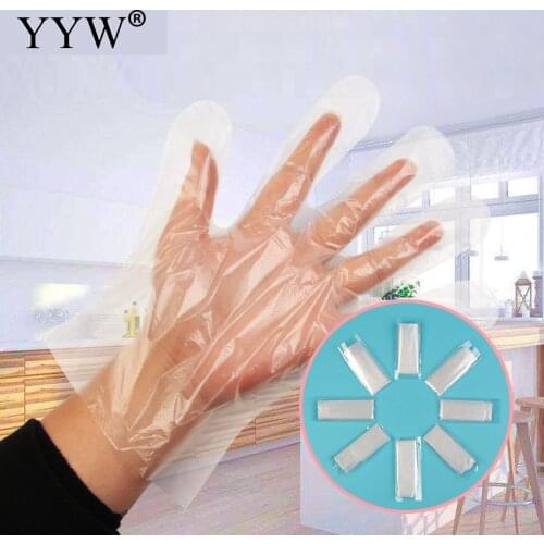 1000/2000pcs Plastic Disposable Gloves For Restaurant Kitchen BBQ Eco-Friendly Food Gloves Fruit Vegetable One-Off Gloves