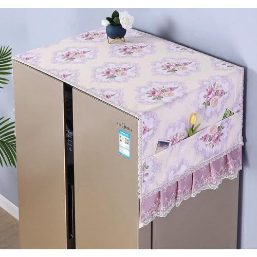 Single door refrigerator towel double door refrigerator towel washing machine cover universal dustproof waterproof sunscreen