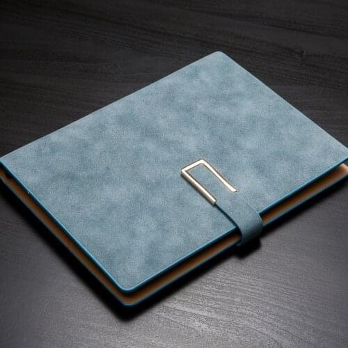 Simple A5 Looseleaf Notebook With Buckled Surface Notebook Tool Office Work Business Notebook Large And Thick Student Notebook