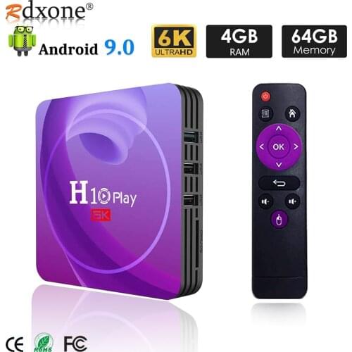 Smart TV Box Android 9.0 4GB 32GB 64GB TV BOX Allwinner H6 Quad Core 6K HDR 2.4GHz Wifi Google Player Set Top Box