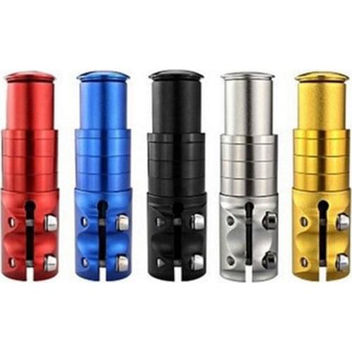 Bike Handlebar Fork Stem Riser Rise Up Extender Extension Heads Up Black Bicycle Adaptor Durable MTB Mountain Cycling Part