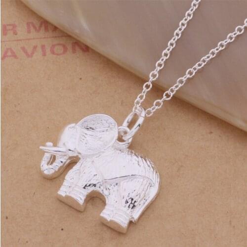 AN284 Hot Pendant Necklaces For Women Charm Silver Color Lucky 925 Fashion Jewelry Pendant Elephant /baoajrva Arlajisa