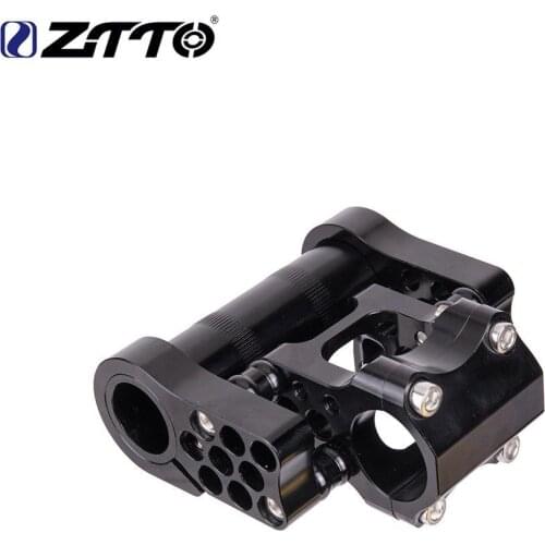 ZTTO Folding Bike Adjustable Dual Handle Stand 25.4 Aluminum Alloy Handle Stand Bicycle Parts 7075 Aluminium Alloy
