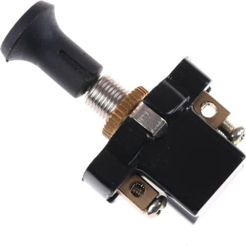 1 pc Push Pull Switch Durable High performance On-Off Long Push Pull Switch 12V Screw Terminals