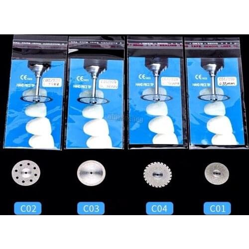 10pcs diamond grinding disc for dental laboratory rotary tool cutting plaster disc grinding wheel model