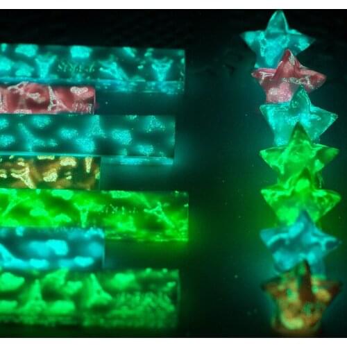 10 Colors/pack(210pcs) Luminous Lucky Star Origami Wish Paper Stars DIY Gift For Kids Birthday Gift Christmas Deco