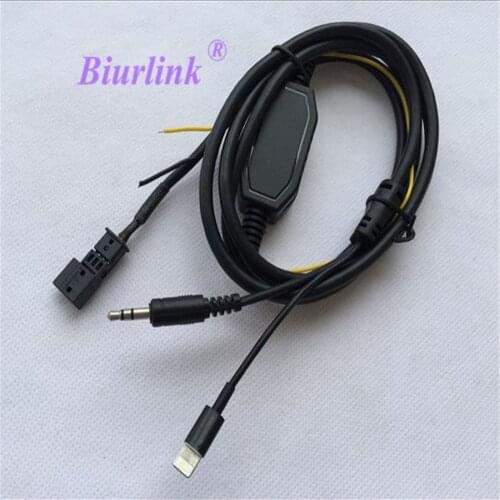 150CM Car Stereo 16:9 Screen Aux-in Cable Adapter for BMW E39 E46 E53 for iPhone 678