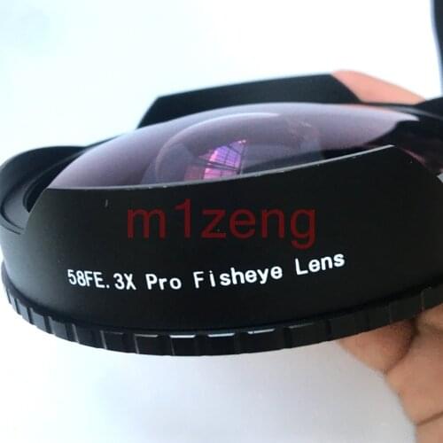 58mm 0.3X Ultra Fisheye Wide fish eye Lens for 58 mm 0.3 Camcorders DV