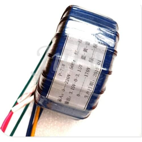 75W pure copper toroidal transformer, double 3.15V 4A + single 170V 0.27A, copper wire ring, amp transformer
