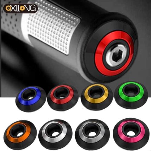 CNC Aluminum Universal Motorcycle Handlebars Grips Ends Bar Ends Handlebars Caps For Kawasaki Z750 Z800 Z1000 Yamaha Honda CBR