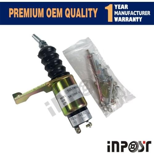 In Stock SA-3765-12, 12V Stop Solenoid Valve Left Mounted For Bosch RSV (With components)