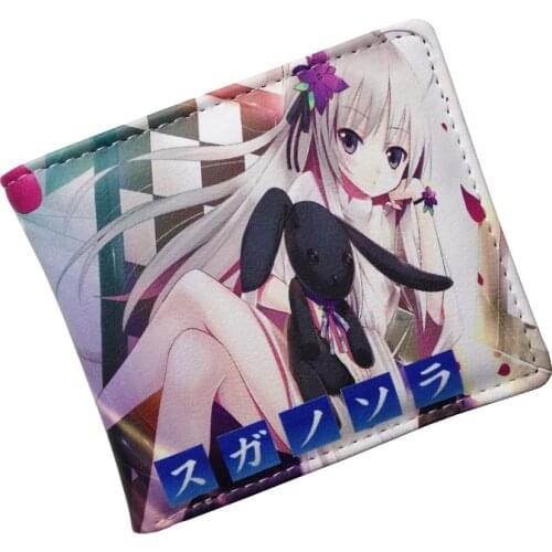 Anime Yosuga No Sora Kasugano Sora Wallet High Quality Short Purse
