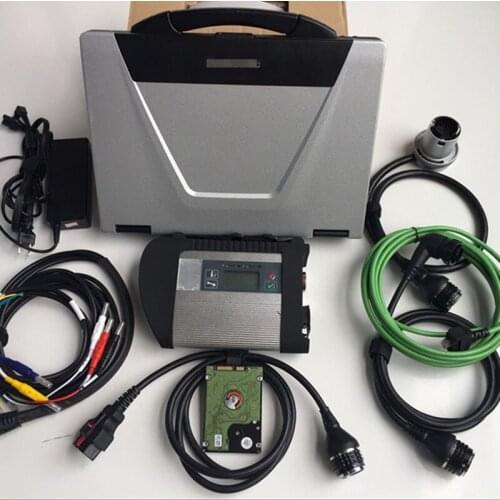 Mb star diagnostic tool c4 sd connect compact 4 with software 2020.12 newest 320gb hdd with laptop toughbook cf52 ready to use