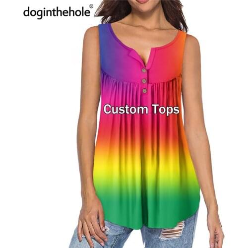 Блузки на пуговицах Doginthehole China At AliExpress