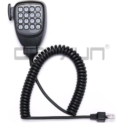 KMC-32 Speaker Microphone Mic PTT with Keyboard Crystal 8 Pin for Kenwood Car Radio TM281 TM481 TM471 TM271 TK868G TK8108 TK768G