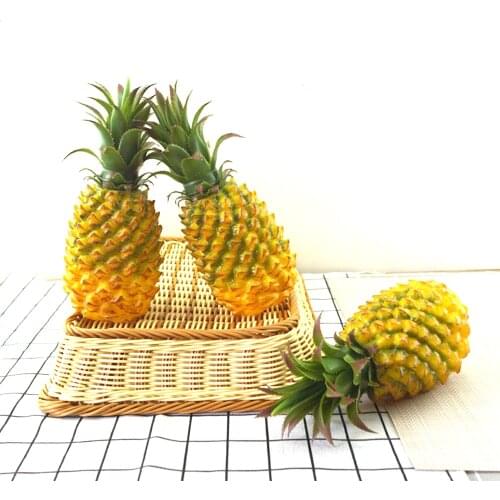 High imitation artificial Fake ananas Fruit artifical pineapple&artificial plastic fake simulated pineapple