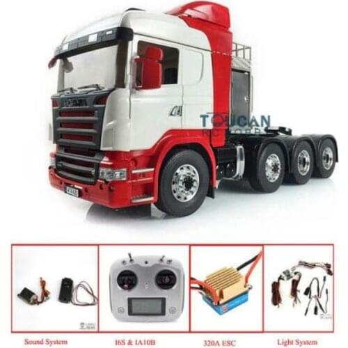 LESU RC 1/14 Metal 8*8 Chassis Tractor Truck Hercul TMY Sca Cabin THZH0541-SMT4