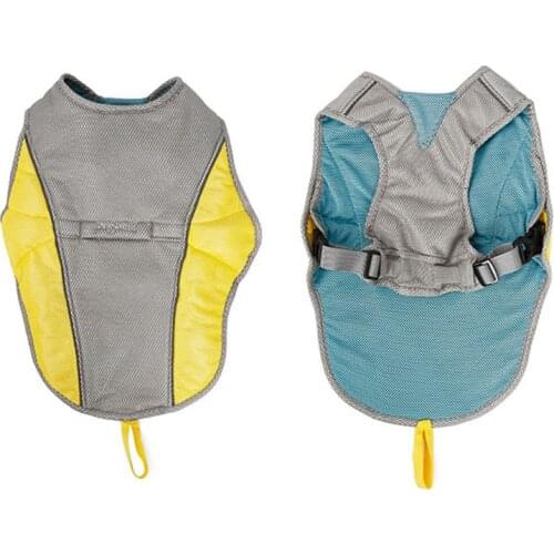 Dog Cold Vest Summer Breathable Pet Heatstroke Cooling Suit Cool Clothes Jacket for Dogs Bulldog Pets E56E