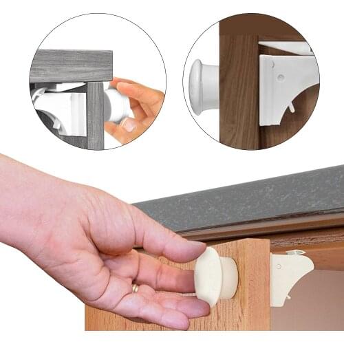 Magnetic Child Lock Children Protection Baby Safety Lock Drawer Latch Cabinet Door Lock Limiter Children Security Locks