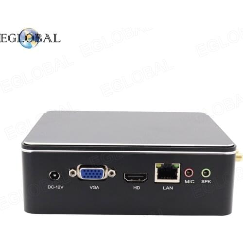 Eglobal Cheap Portable Mini PC i7 7567U i5 8250U i3 8130U Dekstop Computer Support 4K HTPC WiFi HDMI VGA Win10 Nuc with FAN