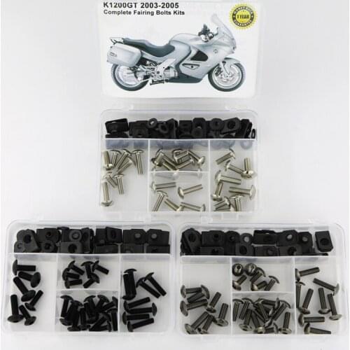 Fit For BMW K1200GT 2003 2004 2005 Motorcycle Complete Cowling Full Fairing Bolts Kit Screws Washer Fastener Steel
