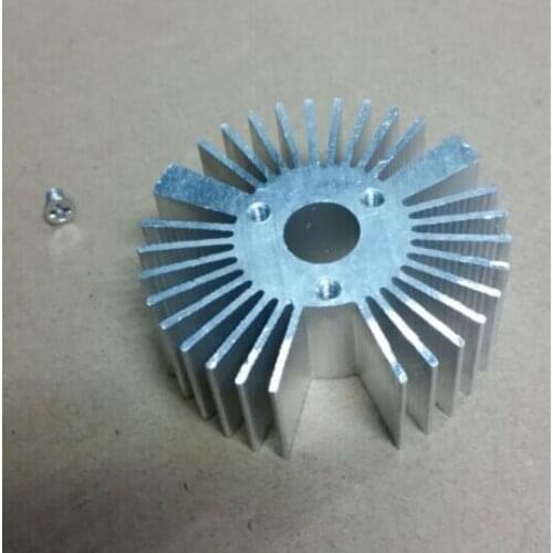 Free Ship 5PCS/lot 53*20mm LED Aluminum radiator 1W/3W/5W heat sink Lights heat sink