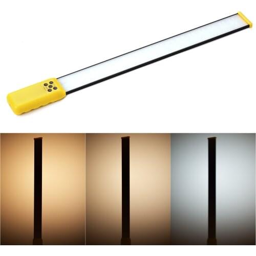 Lightweight Handheld LED Light Tube Photography Fill-in Light Lamp 3000K-5700K Dimmable CRI95 with USB Charging Cable Carry Bag