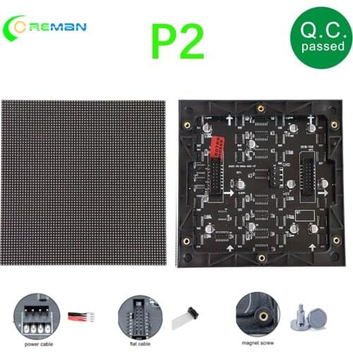 P2 LED Matrix 128X128 LED Panel Digital Screen Module 64x64 Dots HD RGB Full Color Indoor P2.5 P3 P4 P5