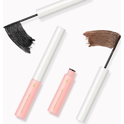 Ultra-fine Mascara Long Lasting Waterproof Non-smudge Natural Thick Curling Fine Brush Mascara Eye Makeup Cosmetics TSLM1