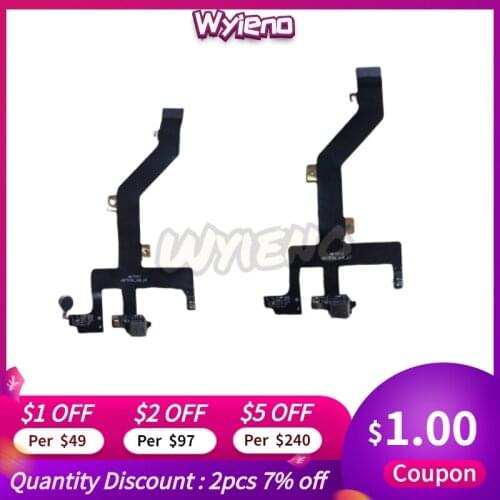 Wyieno For BLU Vivo 5 Five Charger Port Board USB Charging Connector Flex Cable Microphone Mic Plug Vibrator Motor Parts + Track