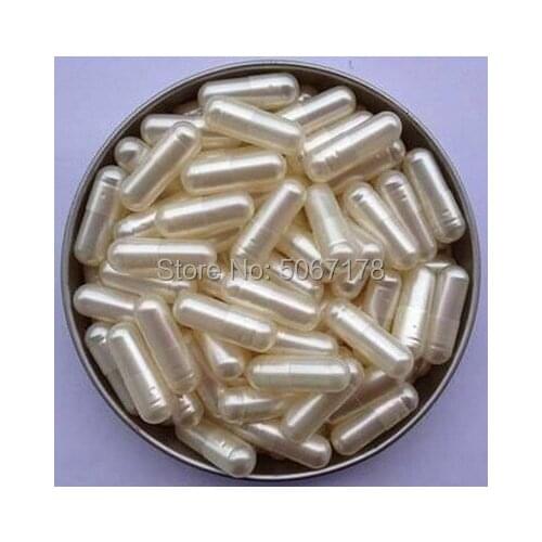 0# 1,000pcs Capsules Silver Colour Empty Gelatin Capsule(seperated capsule),Refillable Capsules