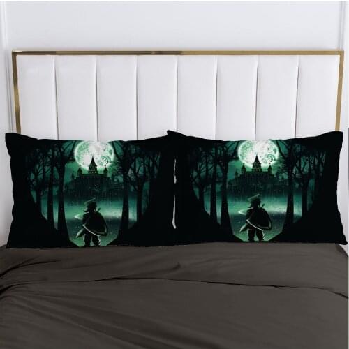 3D Printed Magic The Brave 2PCS 100% Polyester Pillowcase Printed Home Decorative Pillowcse Pillow Cover Decoraion Bedclothes